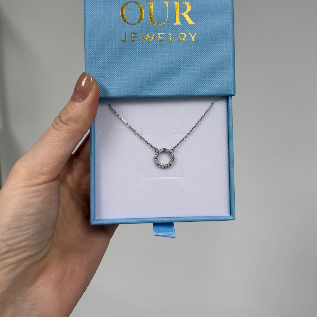 925 Sterling Silver Circle Jewelry Set with CZ| Срібний комплект з фіанітами|074